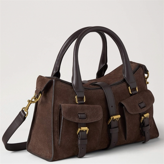 Mulberry Small Roxanne Suede Chocolate